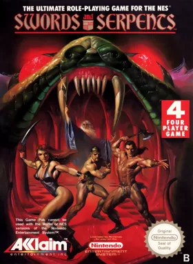 Swords and Serpents (Europe) box cover front